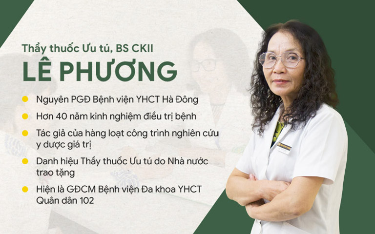 Bác sĩ Lê Phương hiện đang đảm nhiệm vai trò Giám đốc chuyên môn Bệnh viện Quân dân 102