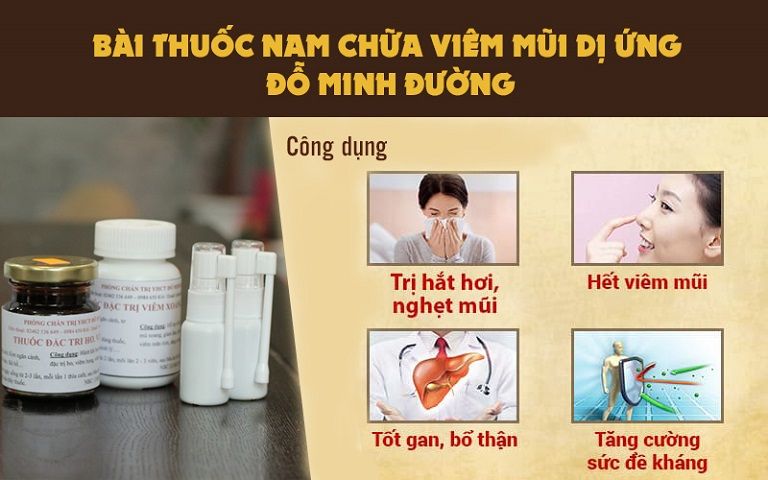 Bài thuốc viêm mũi dị ứng Đỗ Minh Đường an toàn cho bé