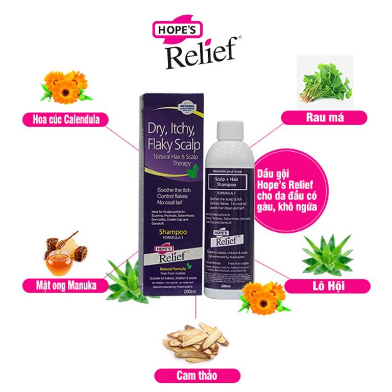Dầu gội Hope’s Relief Itchy Flaky Scalp