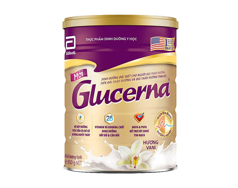 Sữa bột Abbott Glucerna dành cho người bị tiểu đường