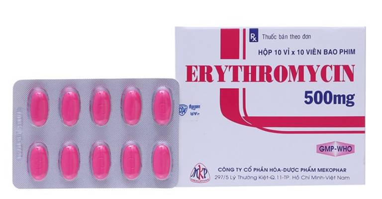 Thuốc Erythromycin điều trị viêm phế quản