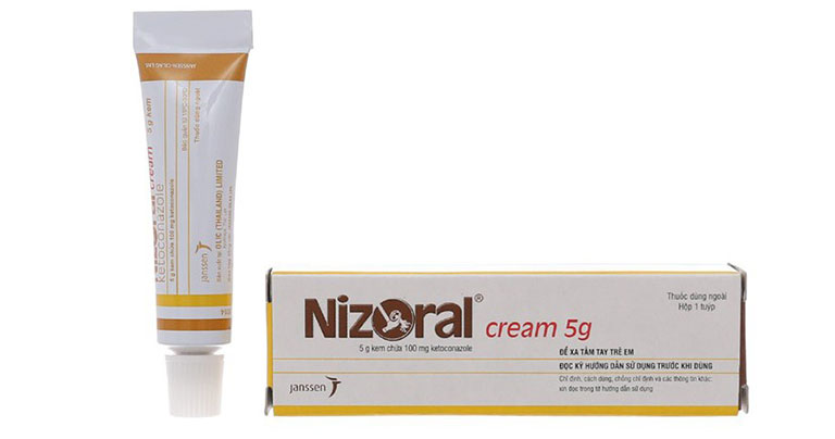 Thuốc trị nấm da vùng kín Nizoral có thành phần chính là ketoconazole có thể dùng được cho cả nam và nữ