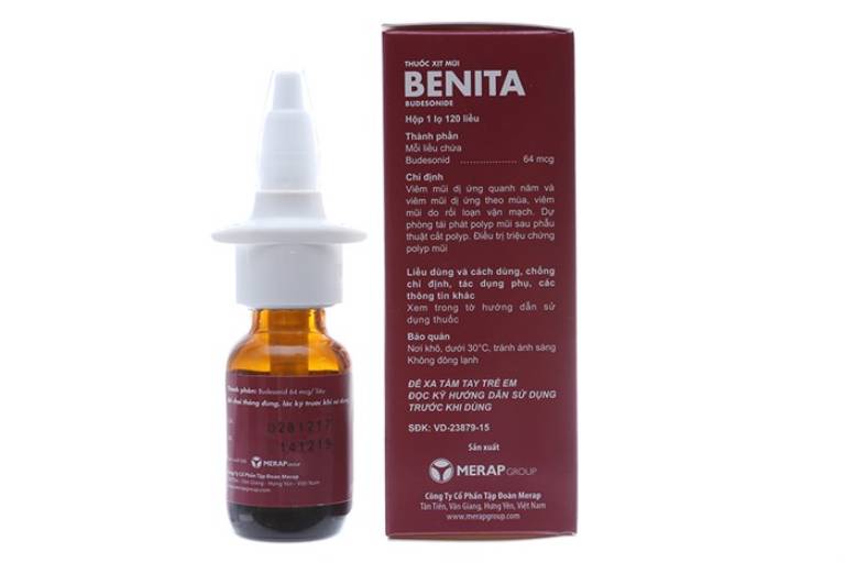 Những lưu ý khi sử dụng thuốc xịt mũi Benita