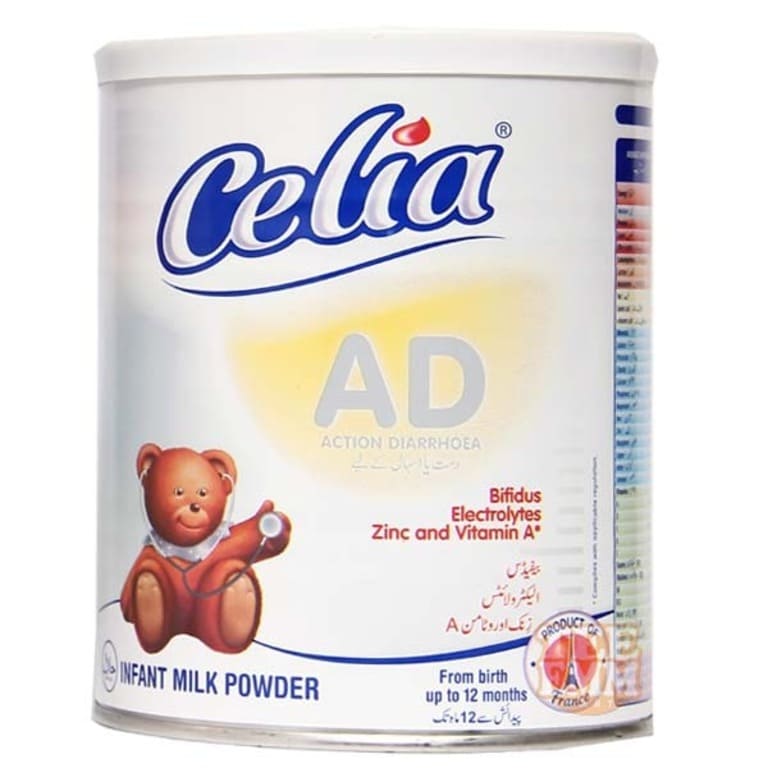 Sản phẩm sữa bột Celia AD cho trẻ rối loạn tiêu hóa