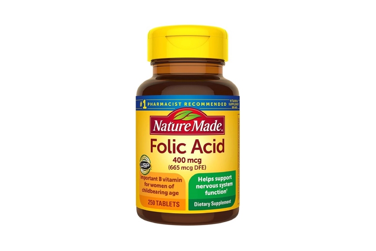 viên uống Acid Folic 400mcg Nature Made