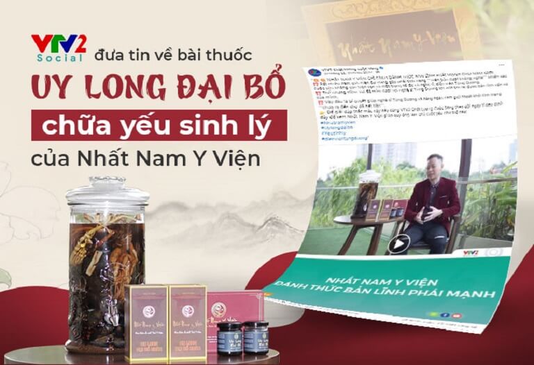 Uy Long Đại Bổ được VTV2 giới thiệu là giải pháp hàng đầu trong điều trị các bệnh nam khoa